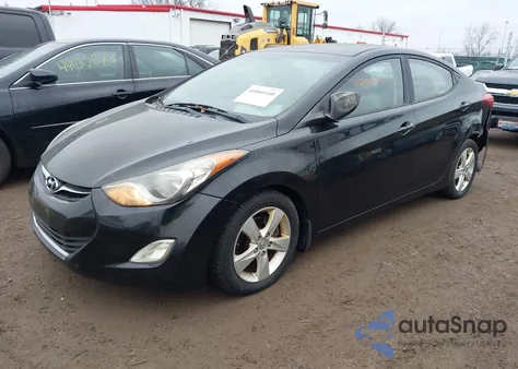 2012 Hyundai Elantra Gls from USA, damaged, VIN 5NPDH4AE3CH125027